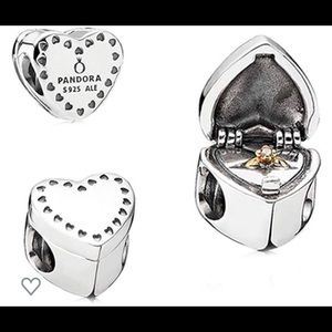 Authentic Pandora Charm Gift From The Heart Charm